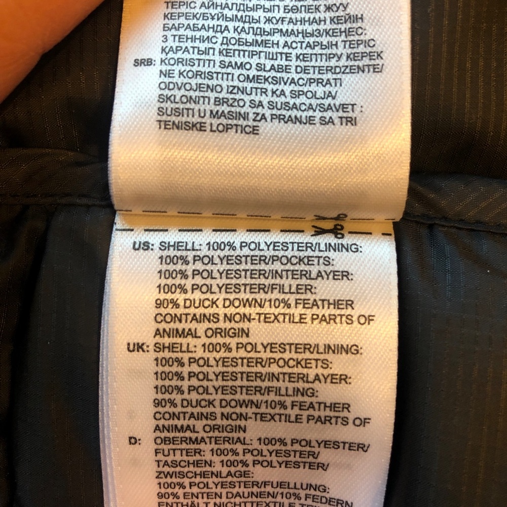 Adidas Down Jacket ~ Black - Picture 6 of 6